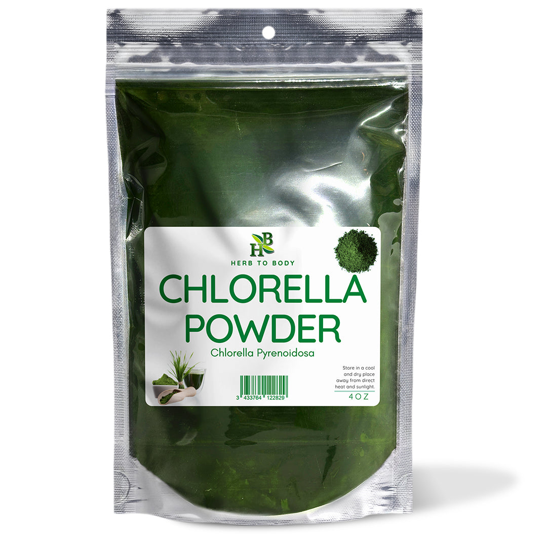 Herb To Body Chlorella Powder Broken Cell Wall Supplement
