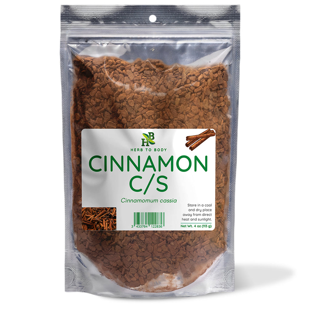 Herb To Body Cinnamon C/S Bark Cut & Sifted 4oz