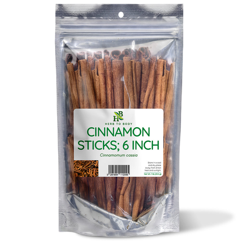 Herb To Body Cinnamomum Cassia Cinnamon Sticks 6 Inches Whole