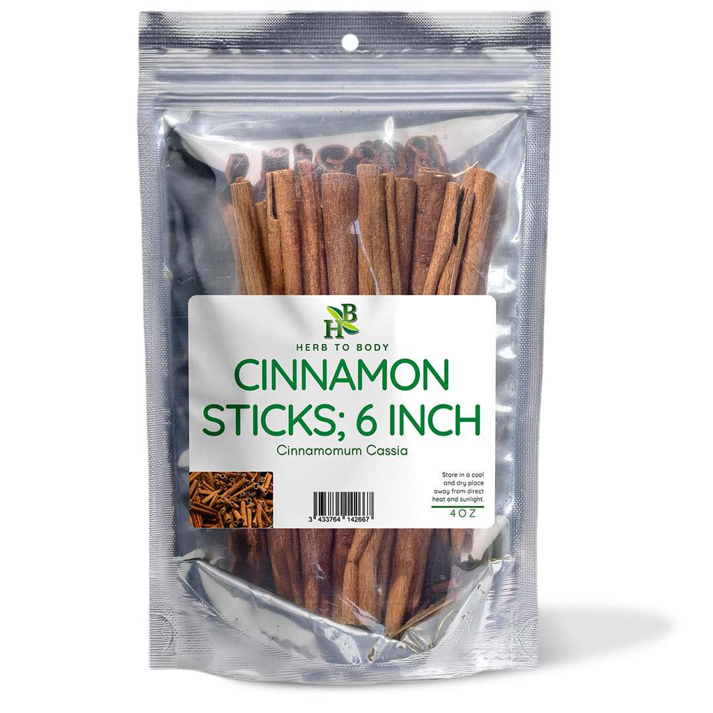 Herb To Body Cinnamomum Cassia Cinnamon Sticks 6 Inches Whole