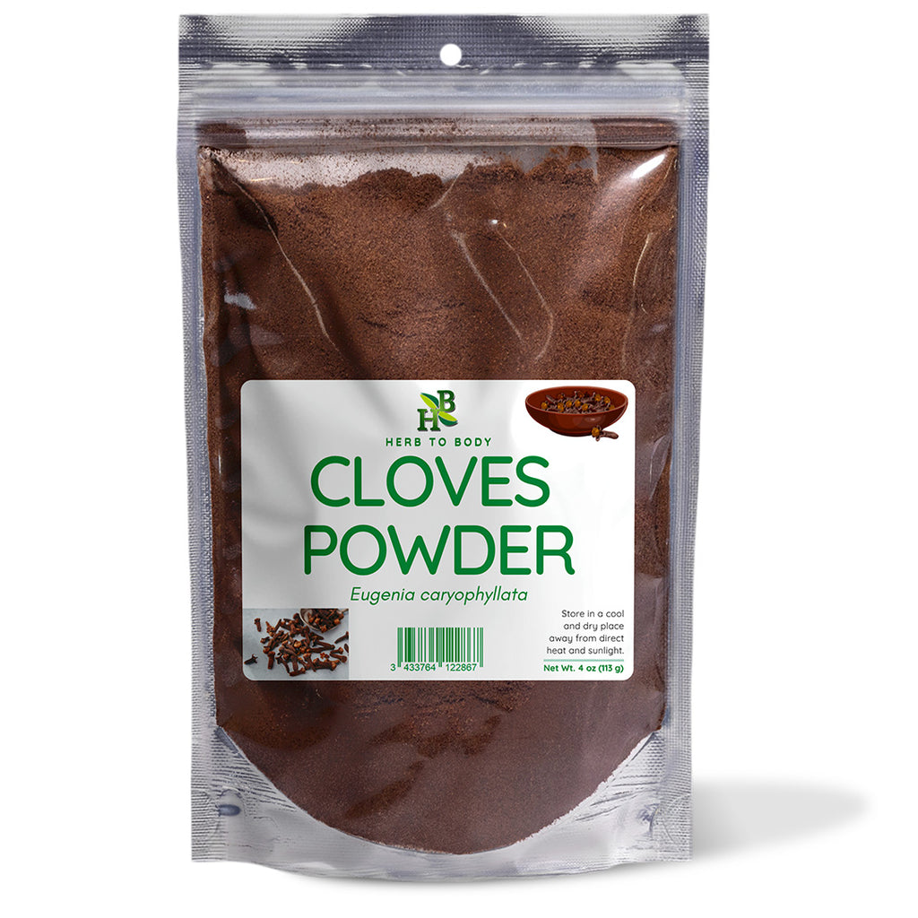 Herb To Body Cloves Powder Fine Ground Spice 4 oz