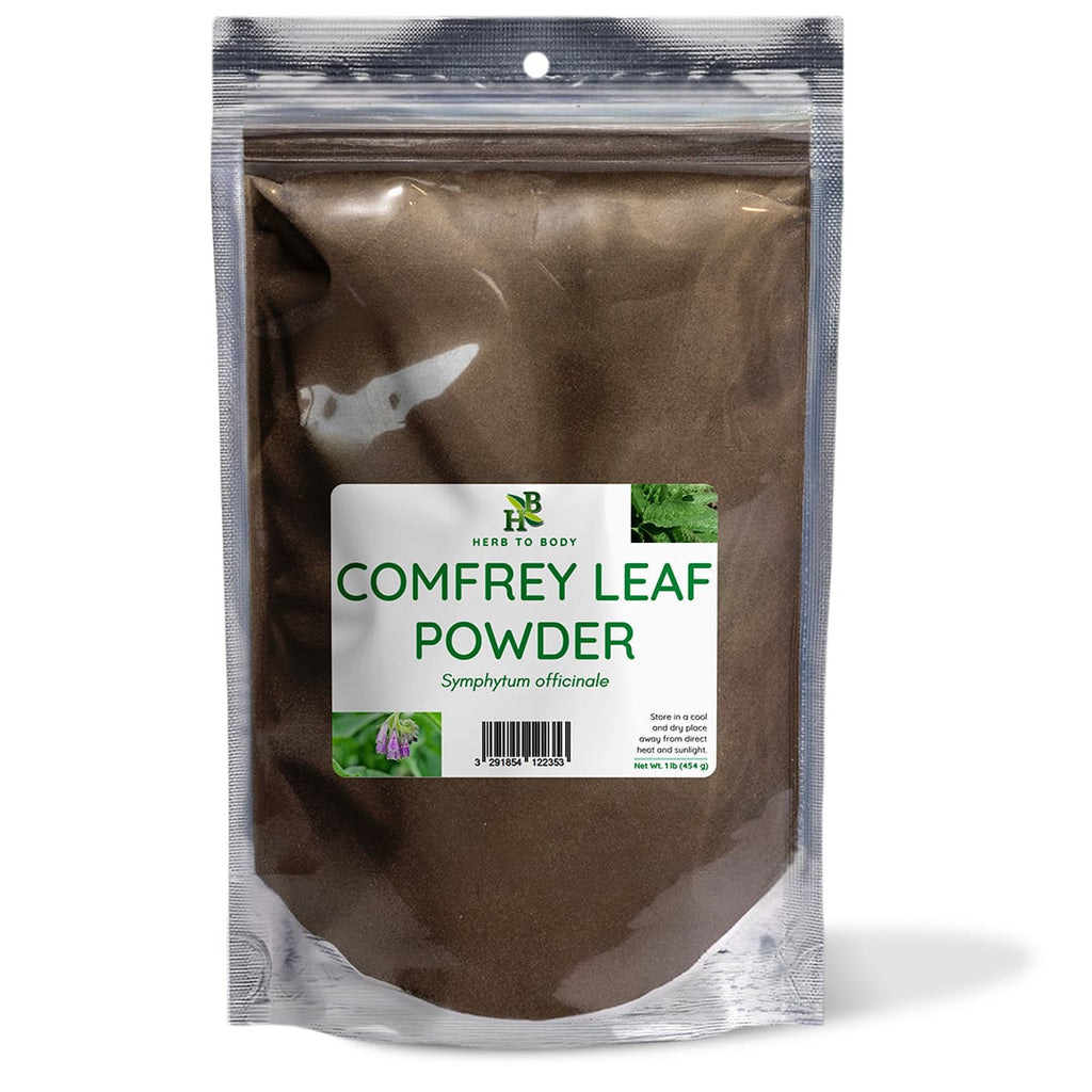 Herb to Body Comfrey Leaf Powder Symphytum Officinale Topical Skincare