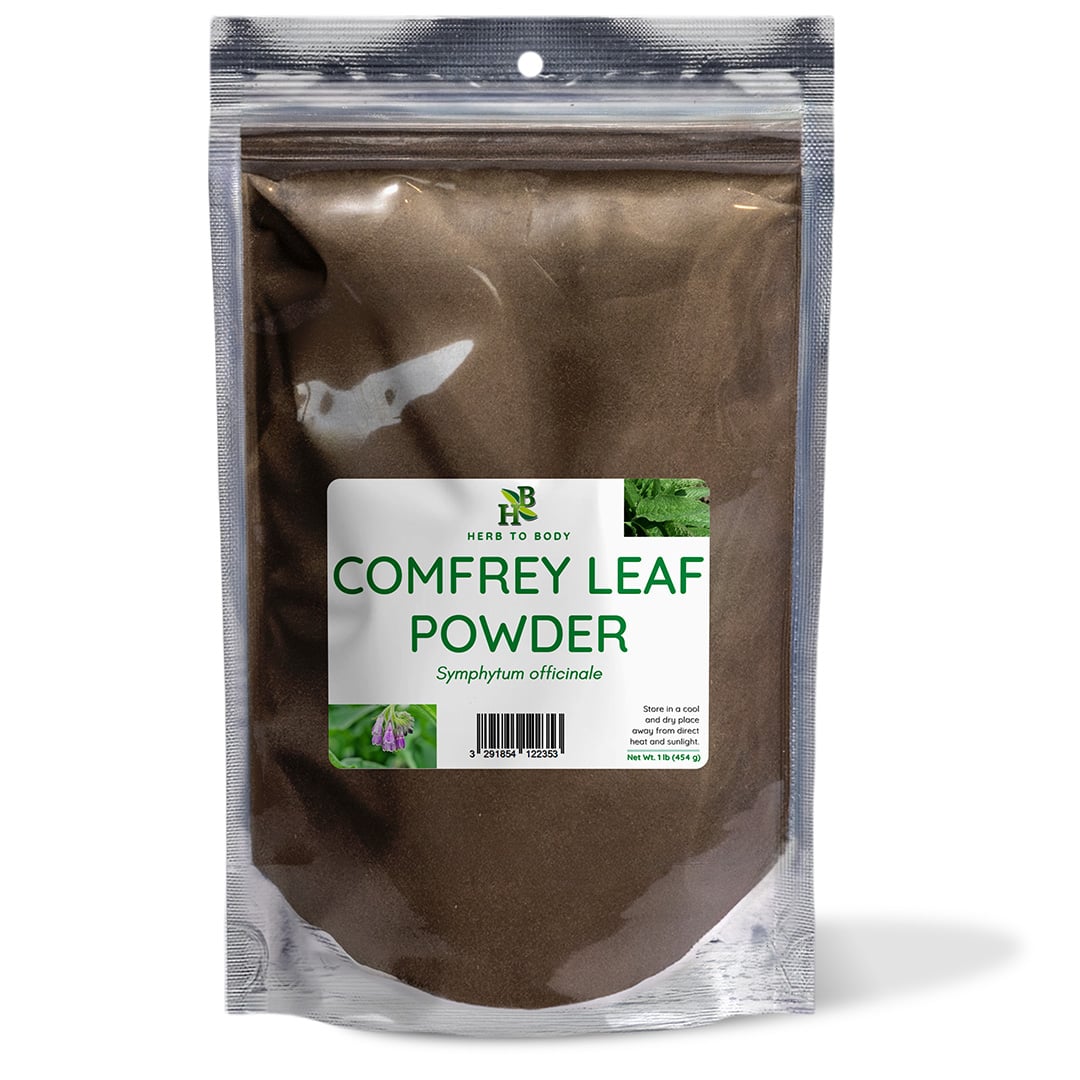 Herb to Body Comfrey Leaf Powder Symphytum Officinale Topical Skincare