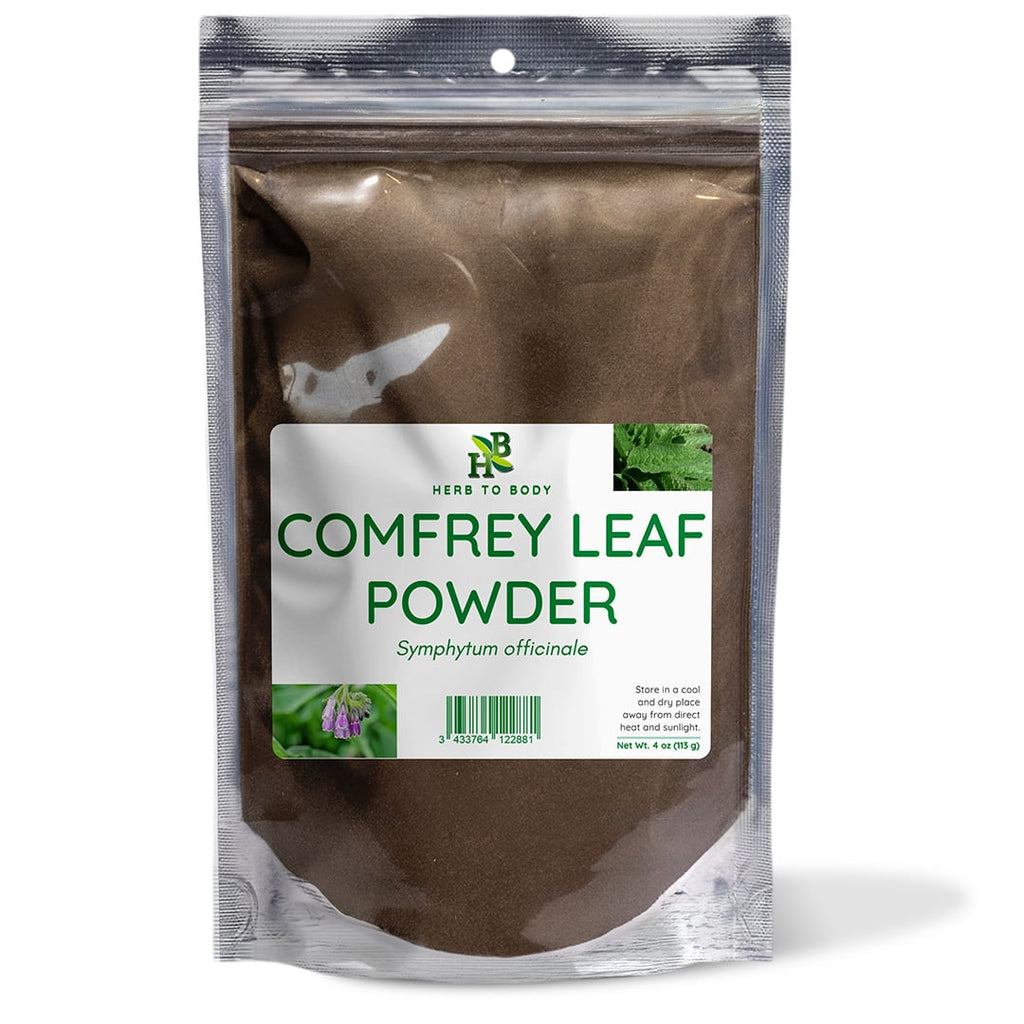 Herb to Body Comfrey Leaf Powder Symphytum Officinale Topical Skincare