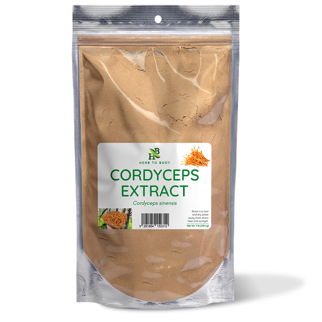 Herb To Body Cordyceps Extract Powder Cut And Sifted