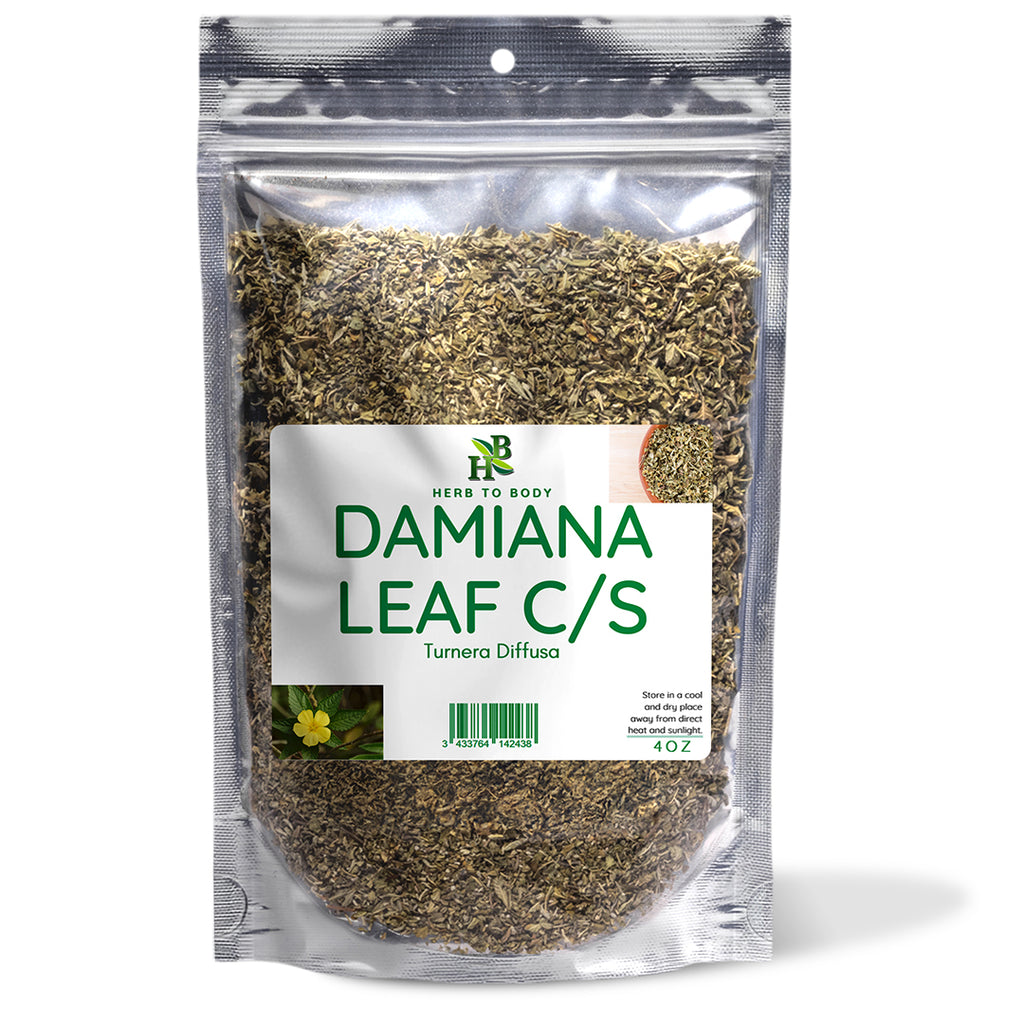 Herb To Body Damiana Leaf Cut & Sifted 4oz