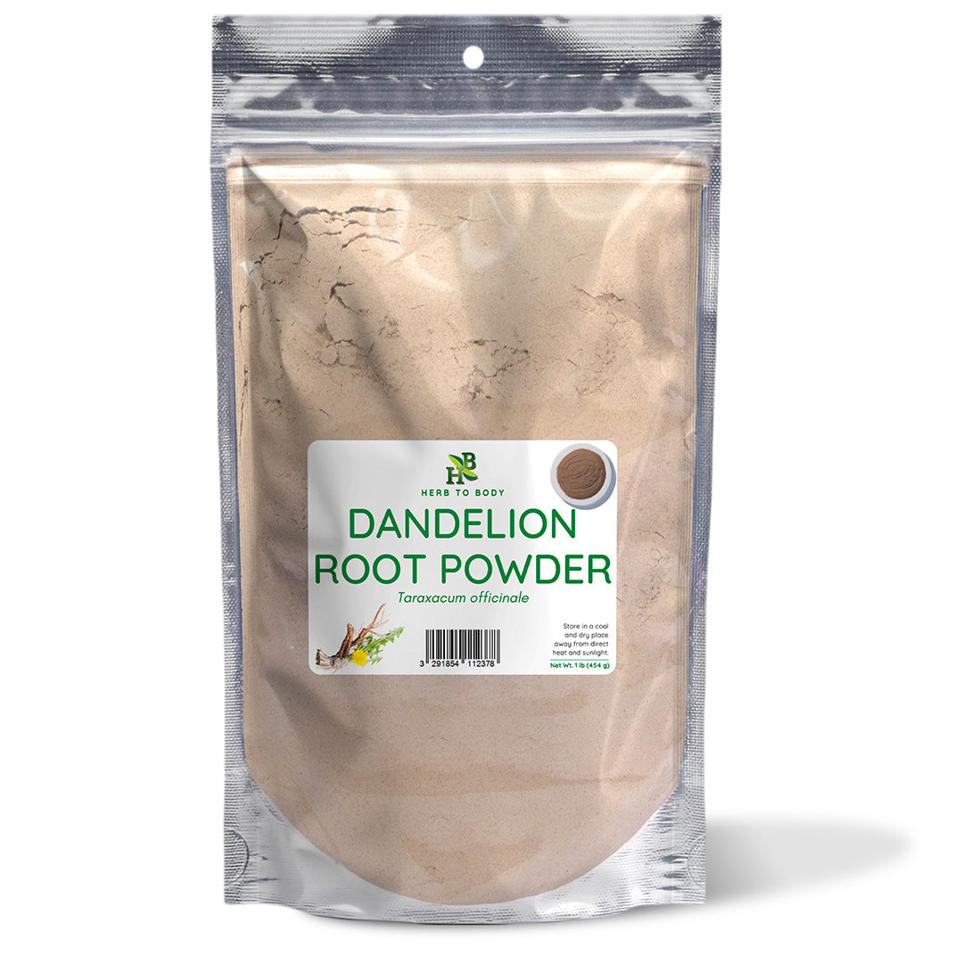 Herb To Body Dandelion Root Powder Taraxacum Officinale