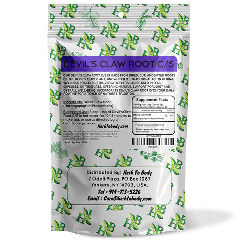 Devil's Claw Root Cut and Sifted Herbal Supplement 4oz