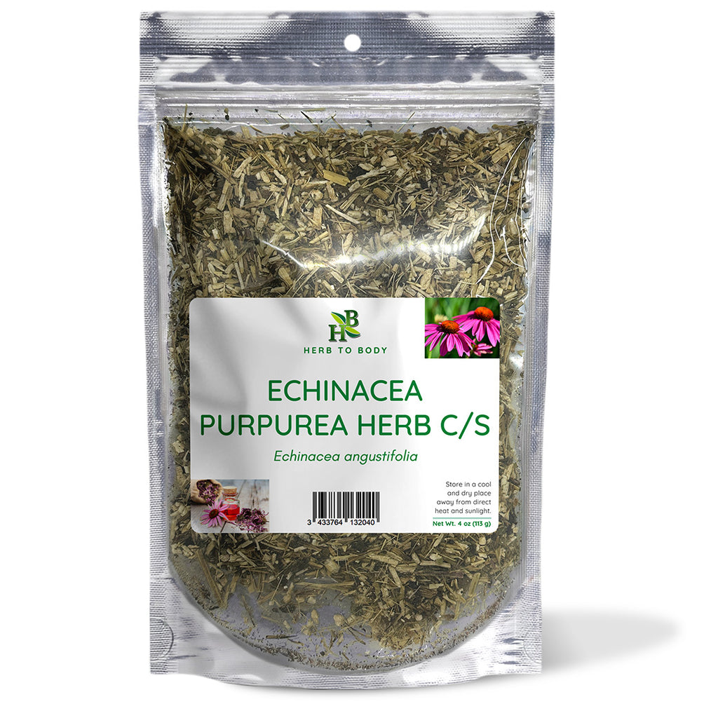 Herb To Body Echinacea Purpurea Cut & Sifted Herbal Supplement 4oz