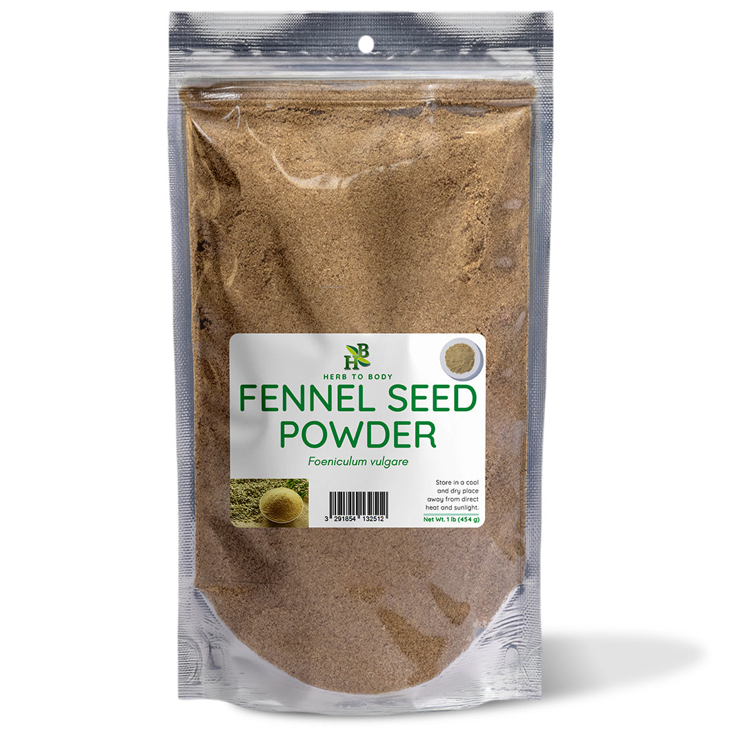 Herb To Body Ground Fennel Seed Powder Aromatic Digestive Spice