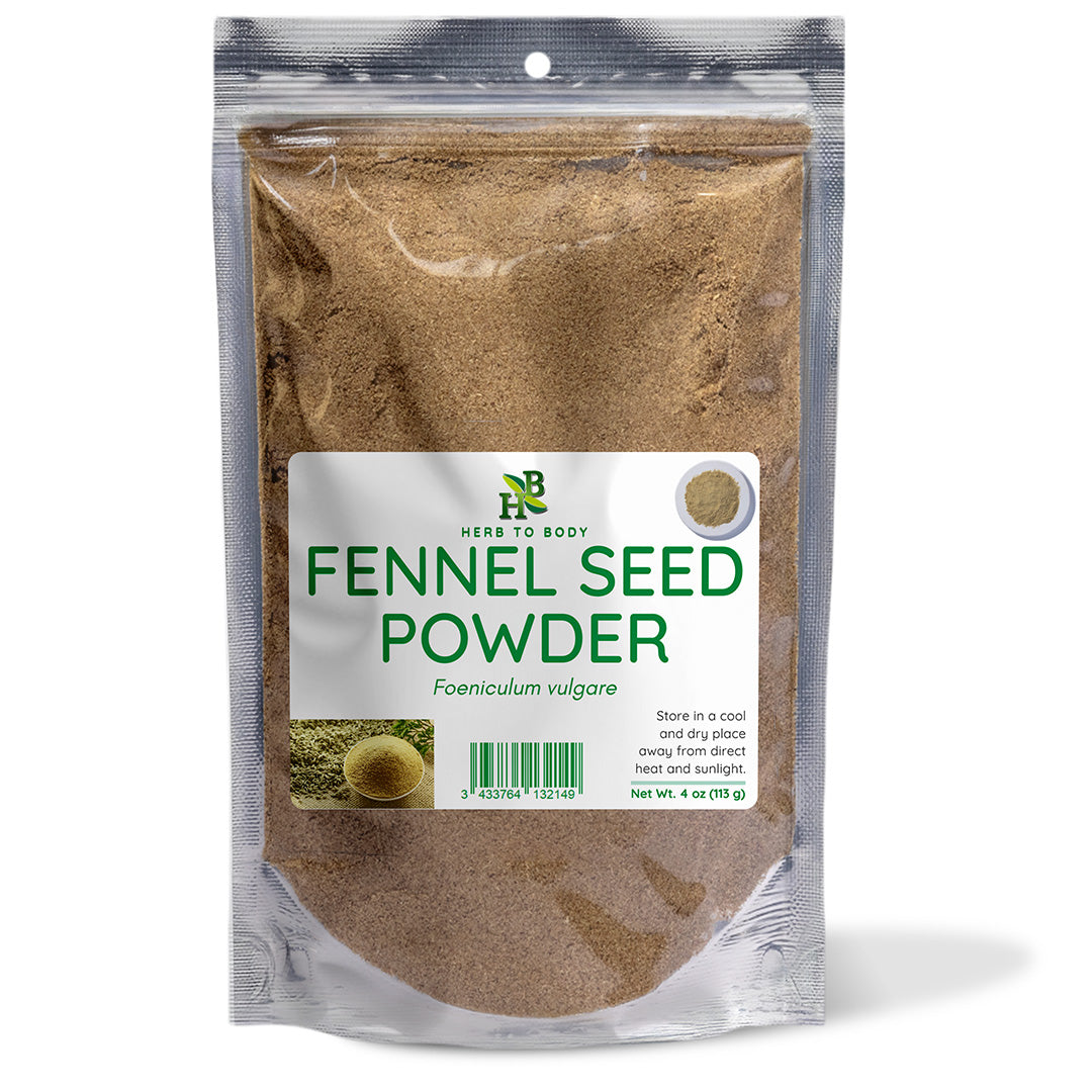 Herb To Body Ground Fennel Seed Powder Aromatic Digestive Spice