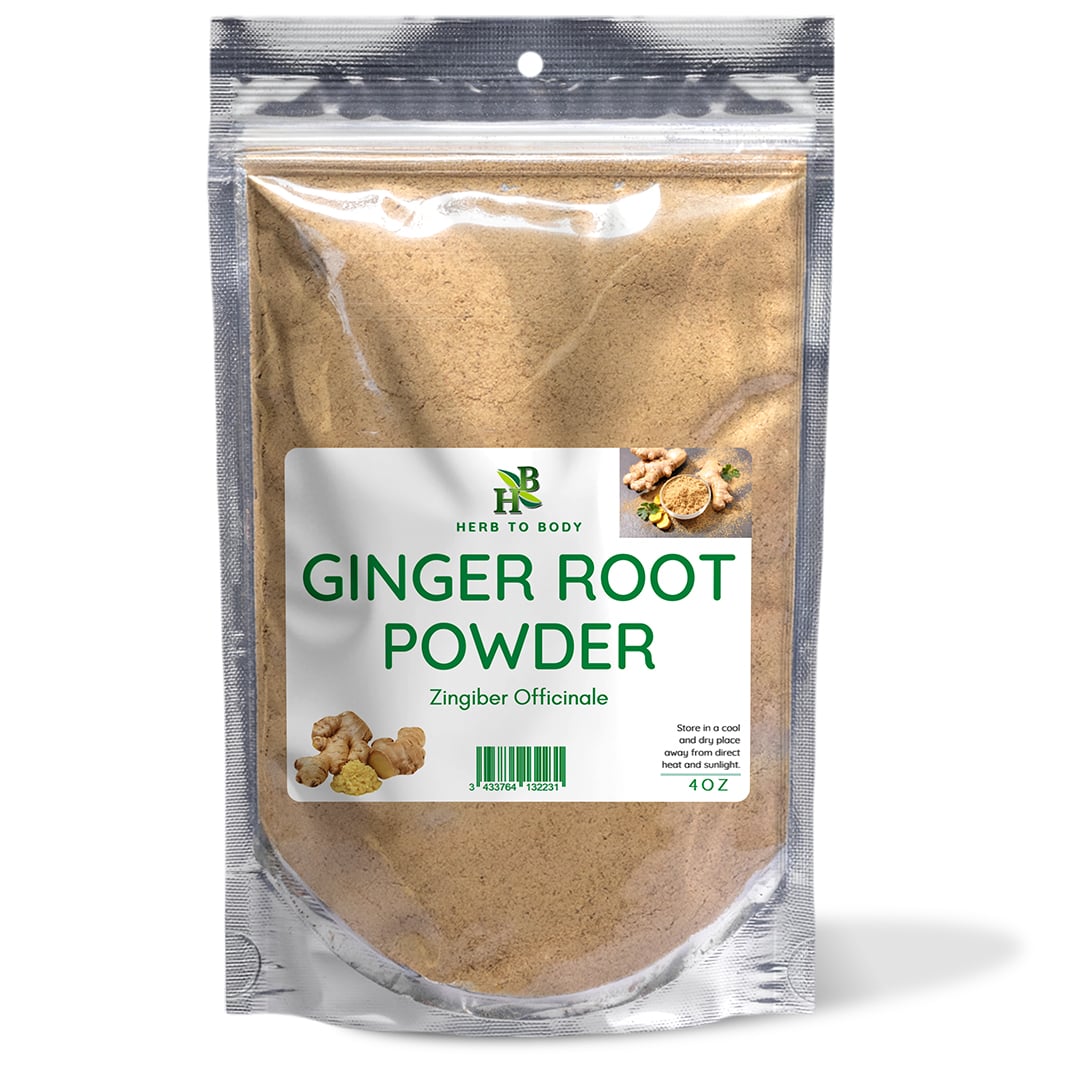 Herb To Body Ginger Root Powder Finely Ground Natural Spice