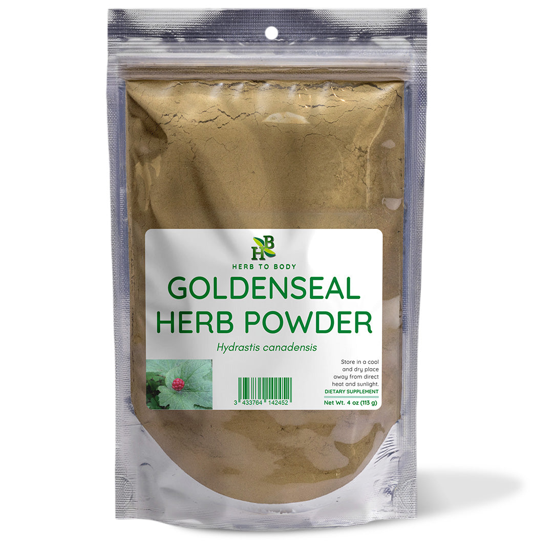 Herb to Body Goldenseal Herb Powder Pure Root 4oz