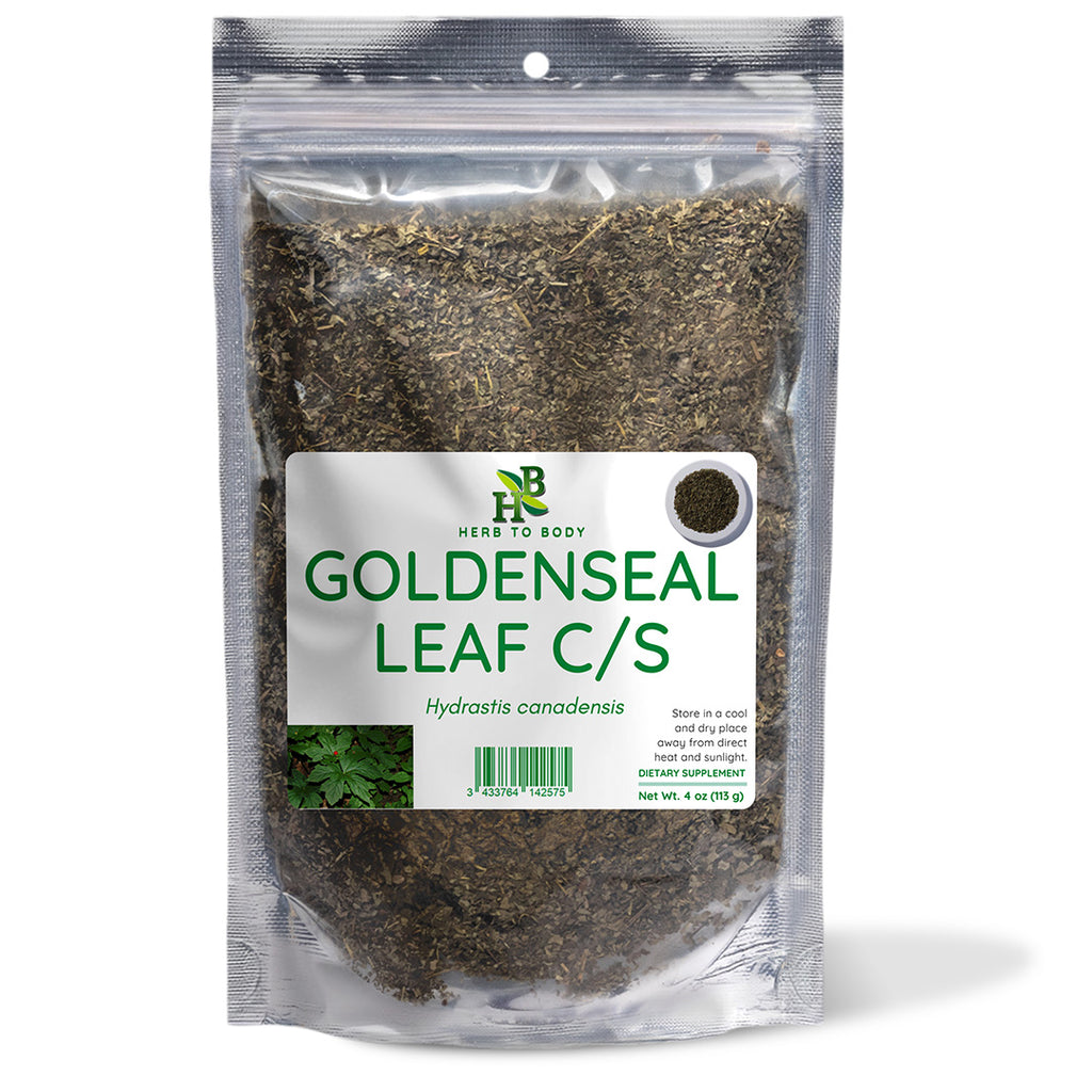Herb To Body Goldenseal Leaf Cut and Sifted Supplement 4 oz