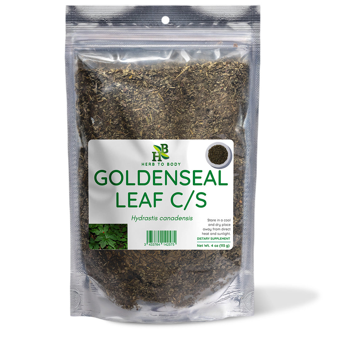 Herb To Body Goldenseal Leaf Cut and Sifted Supplement 4 oz