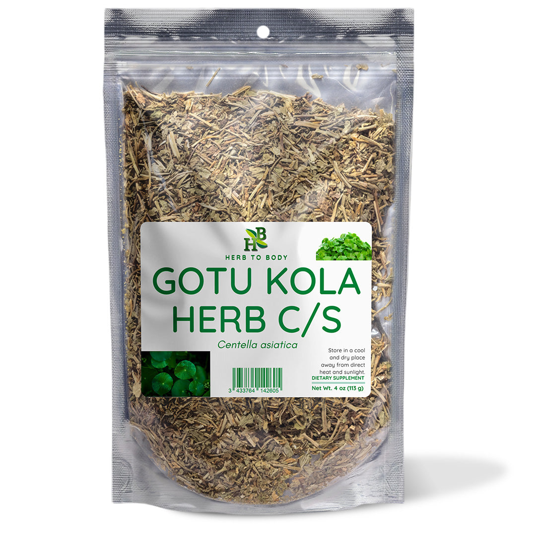 Herb To Body Gotu Kola Herb Cut & Sifted 4oz