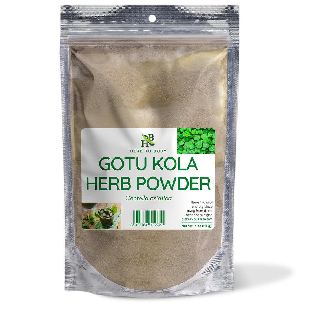 Herb To Body Gotu Kola Herb Powder Centella Asiatica