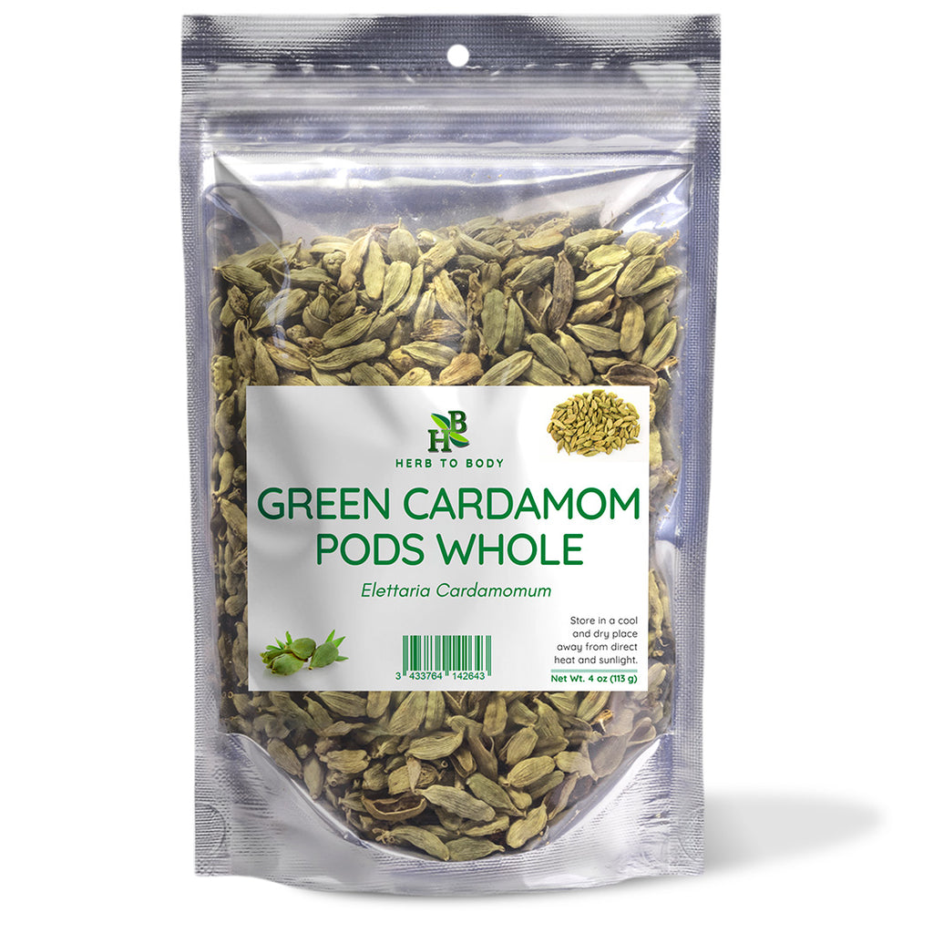 Green Cardamom Whole Spice Pods 4oz