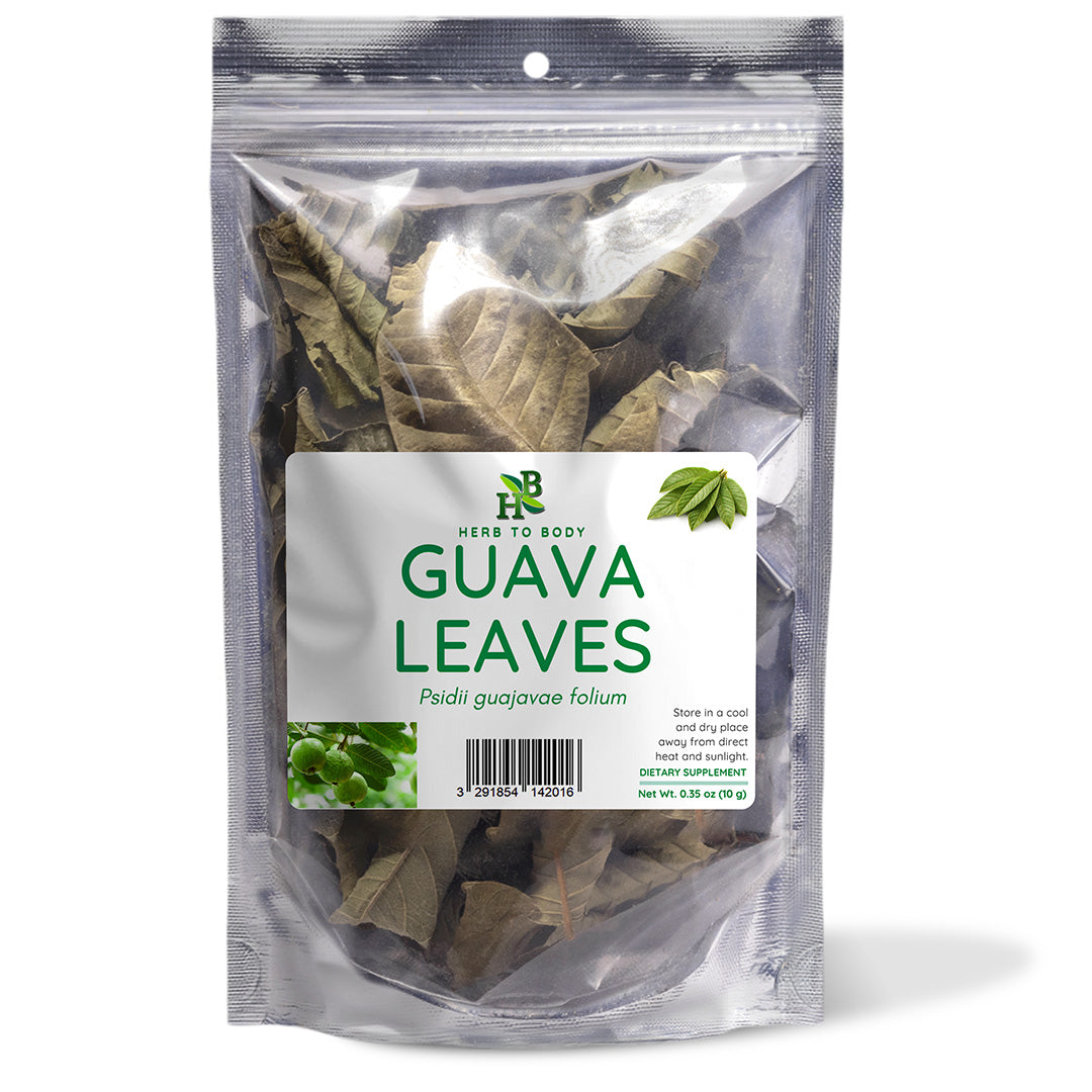 Herb To Body Whole Dried Guava Leaves Herbal Tea 10g