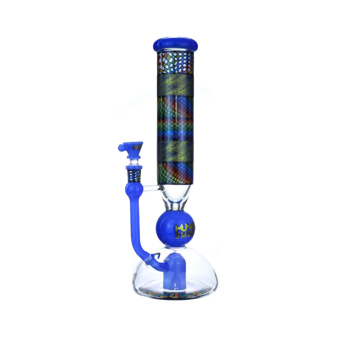 HUNKS SMOKE 13" GLASS WATER PIPE [WPB-416]