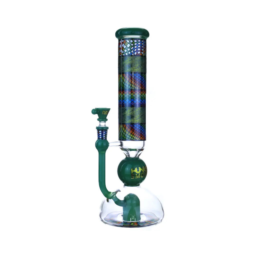 HUNKS SMOKE 13" GLASS WATER PIPE [WPB-416]