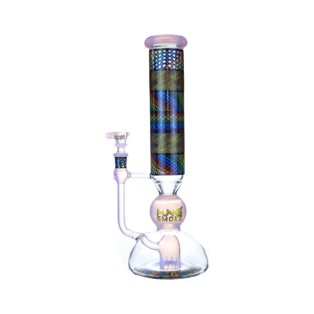 HUNKS SMOKE 13" GLASS WATER PIPE [WPB-416]
