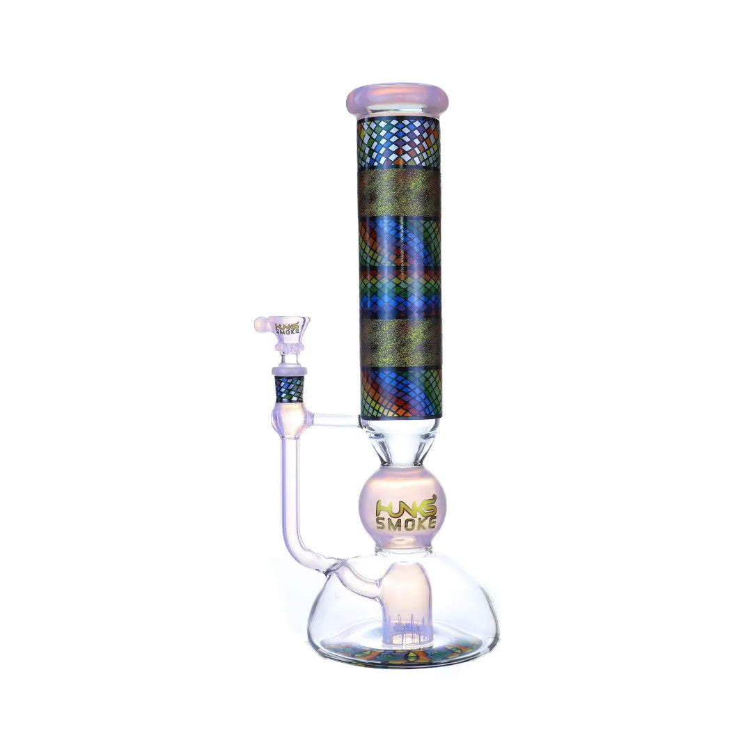 HUNKS SMOKE 13" GLASS WATER PIPE [WPB-416]