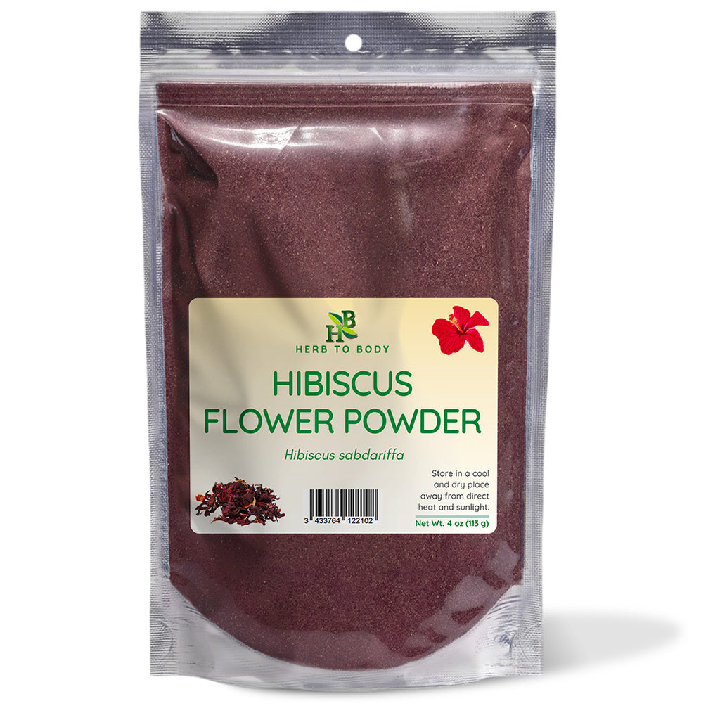Herb To Body Hibiscus Flower Powder Sun-Dried 4oz