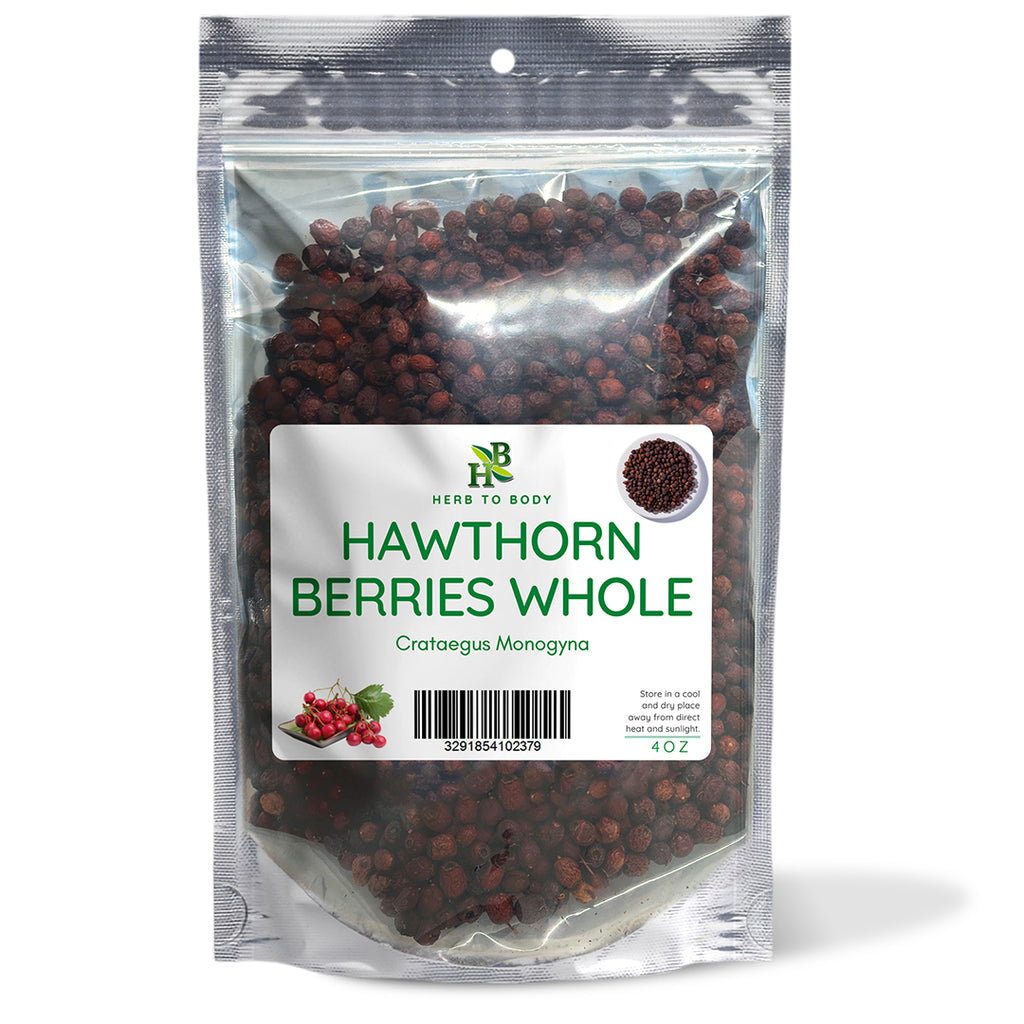 Herb To Body Whole Hawthorn Berries Dried Botanical Herb