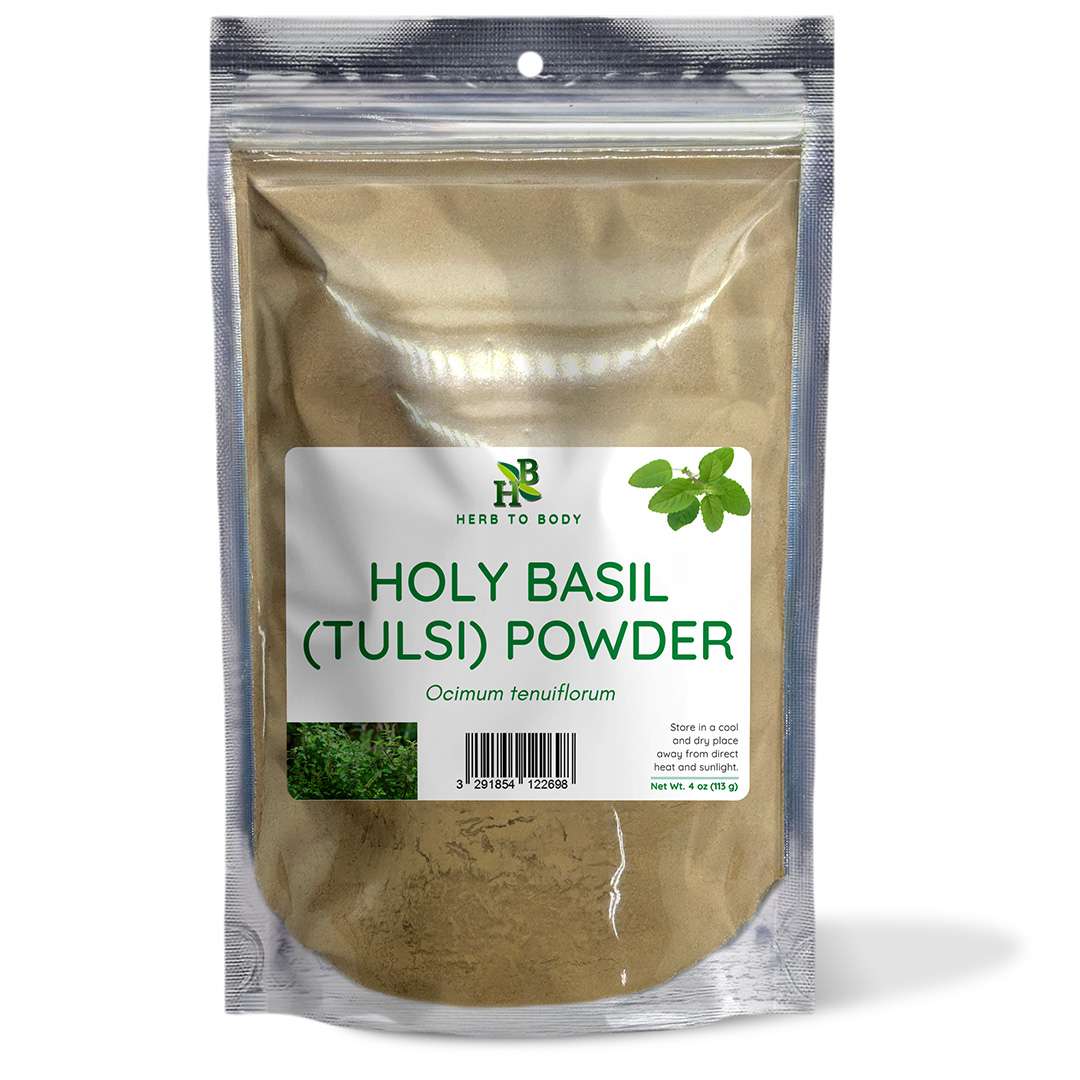 Tulsi Leaf Powder Holy Basil Adaptogen Supplement 4oz