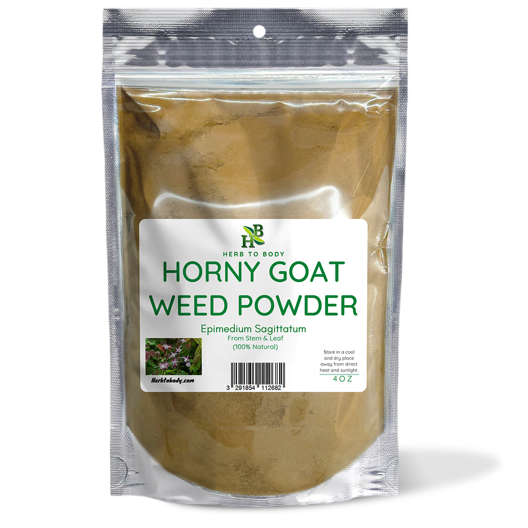 Herb To Body Epimedium Sagittatum Horny Goat Weed Herbal Powder