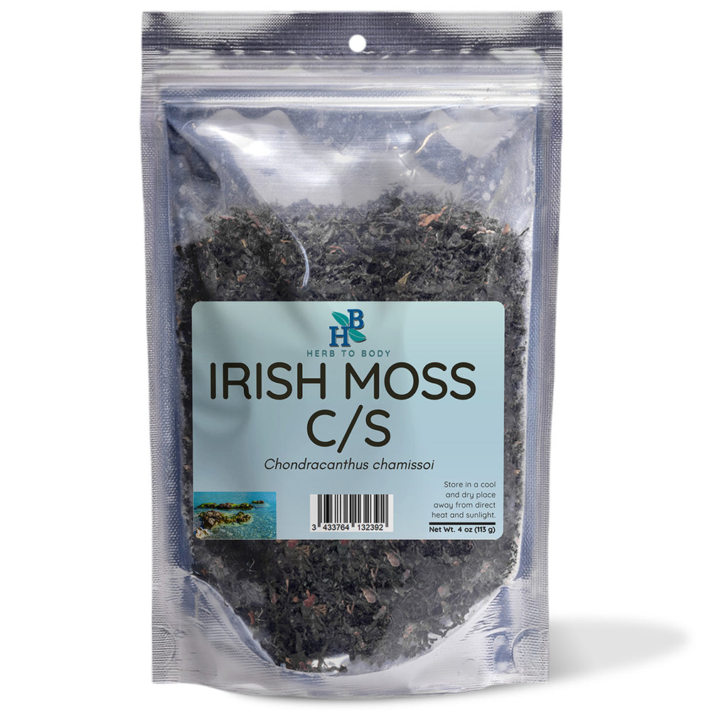 Herb To Body Irish Sea Moss Cut and Sifted 4oz