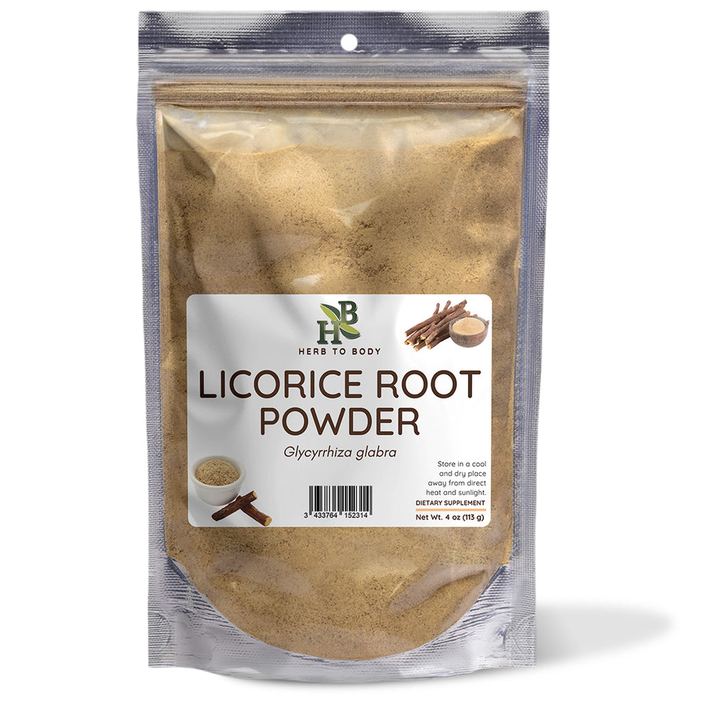 Herb To Body Licorice Root Powder Natural Sweetener 4 oz