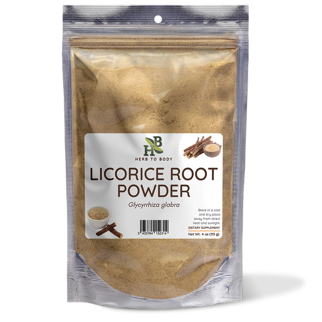 Herb To Body Licorice Root Powder Natural Sweetener 4 oz