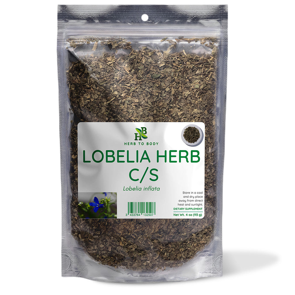 Herb To Body Lobelia Herb Cut & Sifted Botanical 4oz