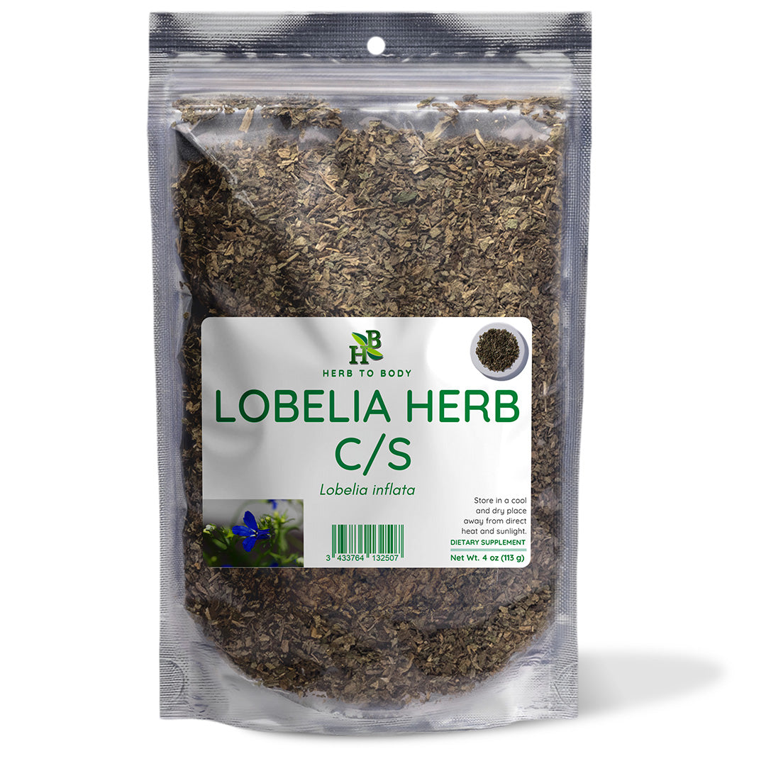 Herb To Body Lobelia Herb Cut & Sifted Botanical 4oz