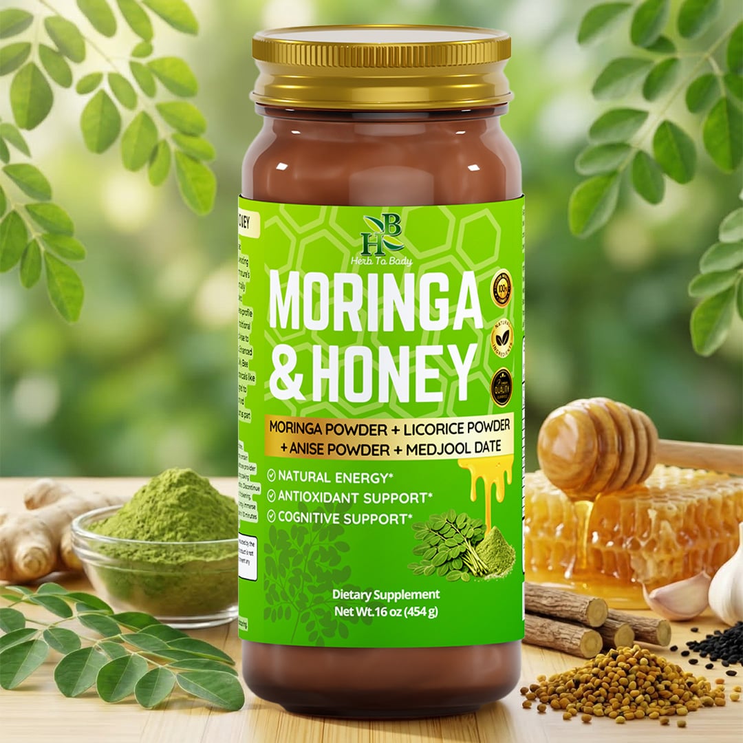 Herb to Body Moringa Honey Superfood Blend 16 oz