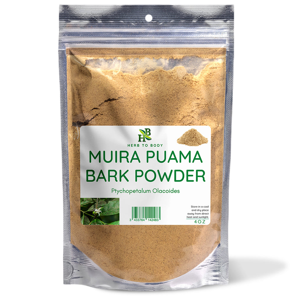 Herb To Body Muira Puama Bark Powder 4oz
