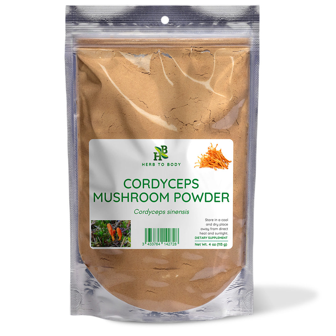 Herb To Body Cordyceps Mushroom Powder Finely Milled 4oz