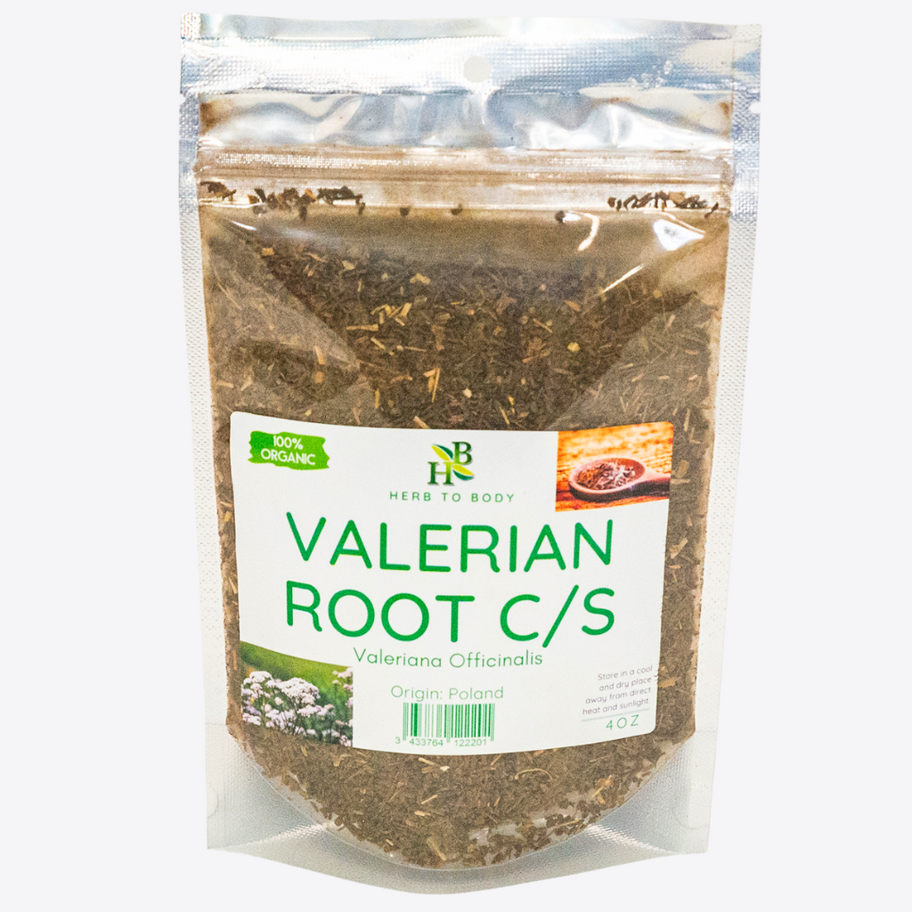 Herb To Body Valerian Root Cut and Sifted Dried Herb