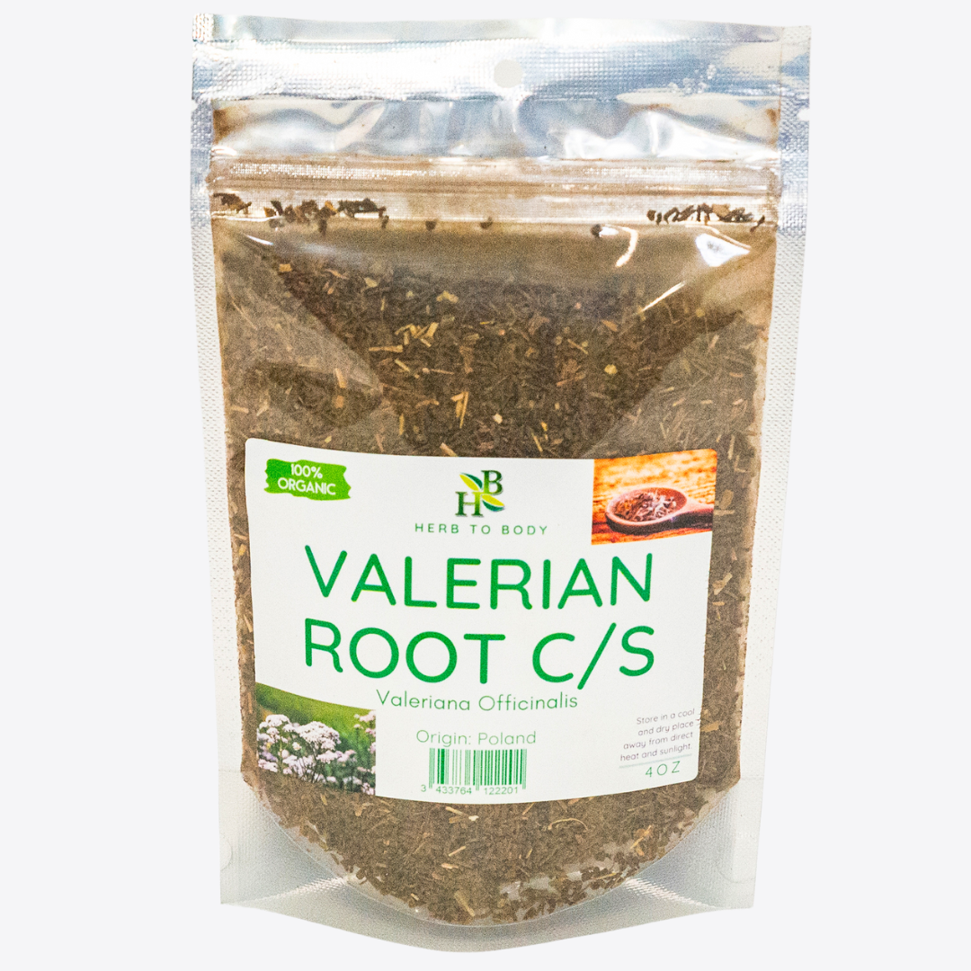 Herb To Body Valerian Root Cut and Sifted Dried Herb