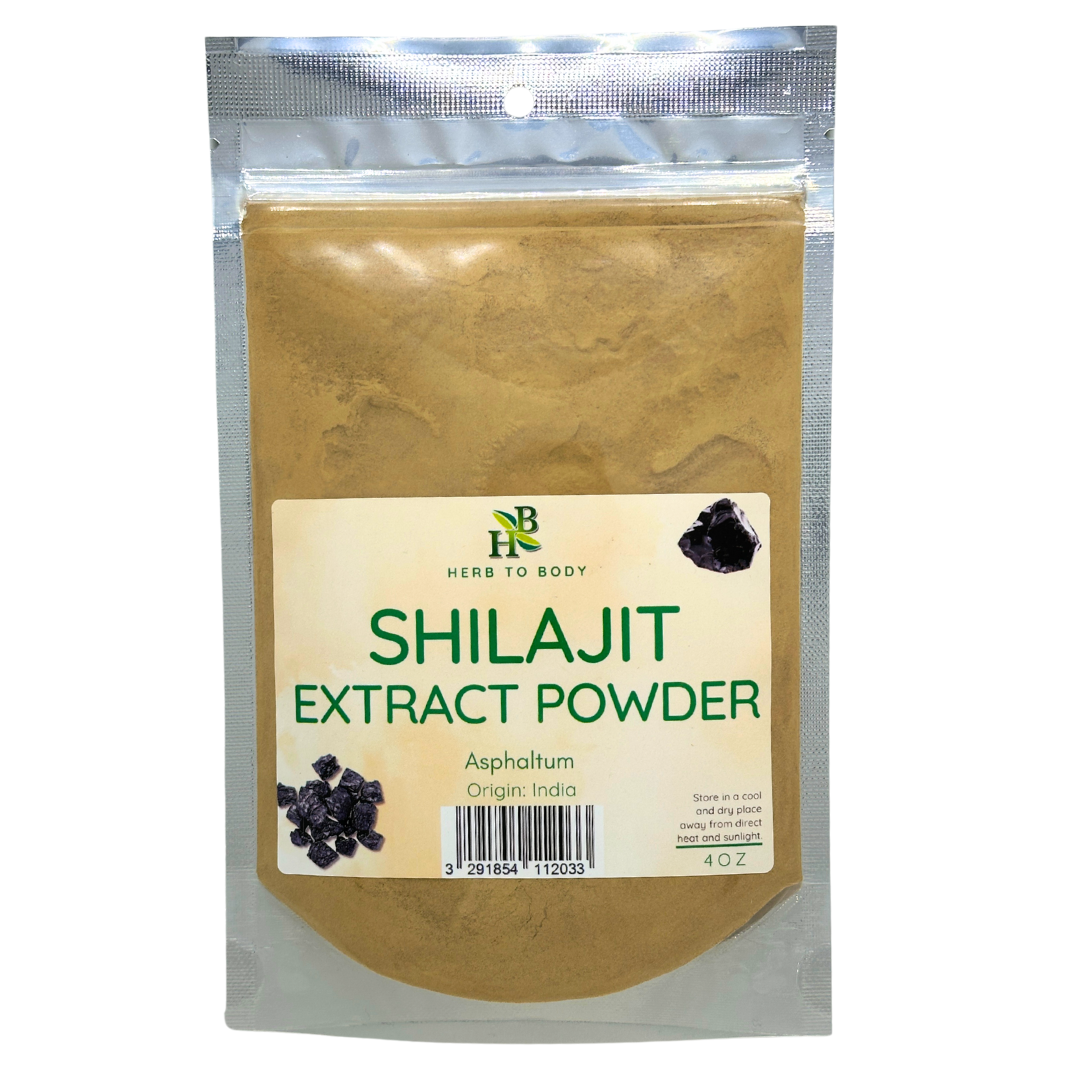 Herb to Body Shilajit Extract Powder 20% Fulvic Acid