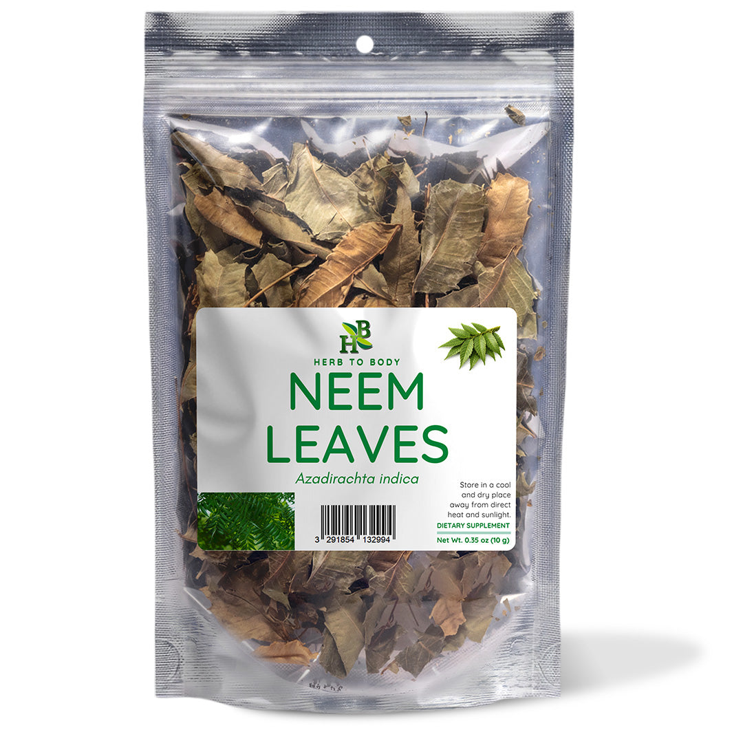 Herb to Body Neem Leaves Powder Fine Ground Botanical