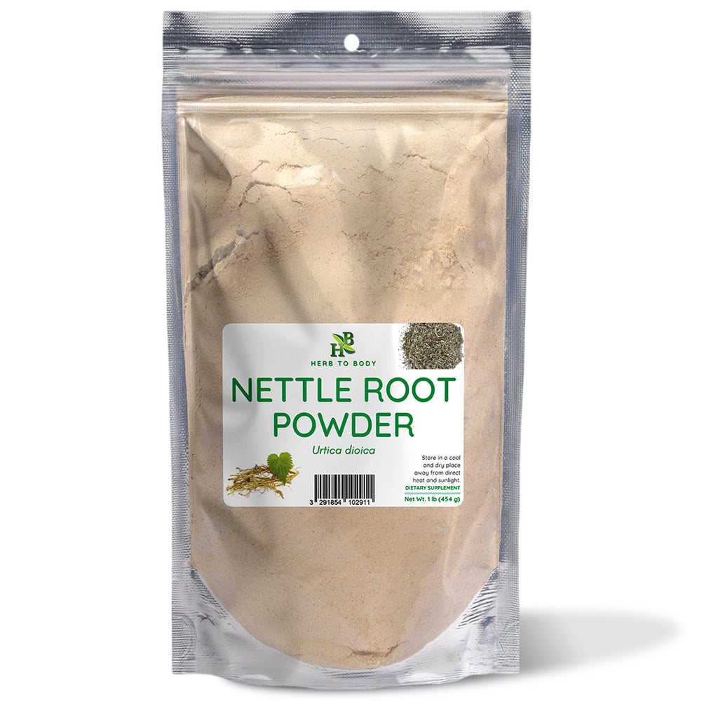 Herb To Body Nettle Root Powder Pure Botanical Supplement