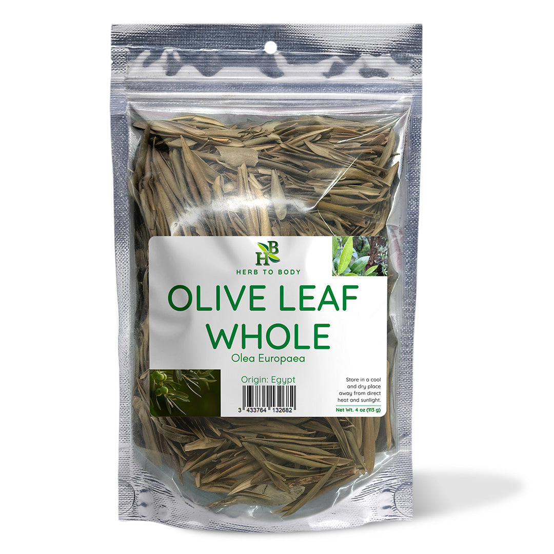 Herb To Body Whole Olive Leaf Dried Botanical 4oz