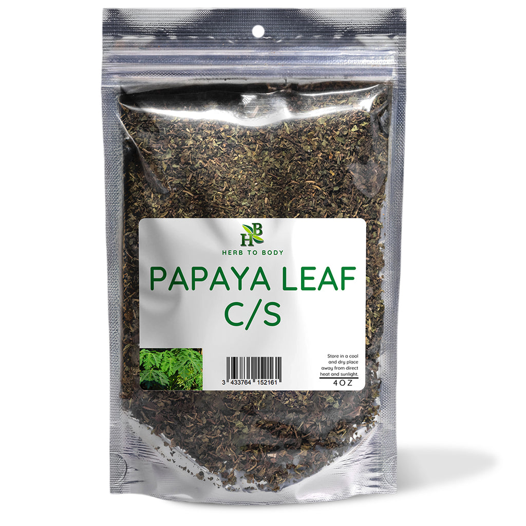 Herbtobody Papaya Leaf Cut & Sifted Herbal Supplement 4 oz