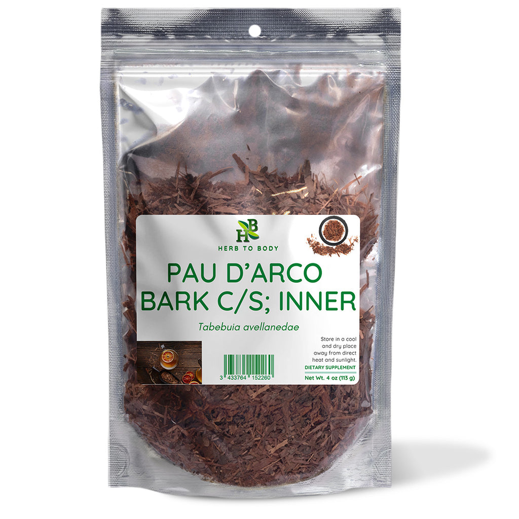 Herb To Body Pau D'arco Bark Cut And Sifted 4oz