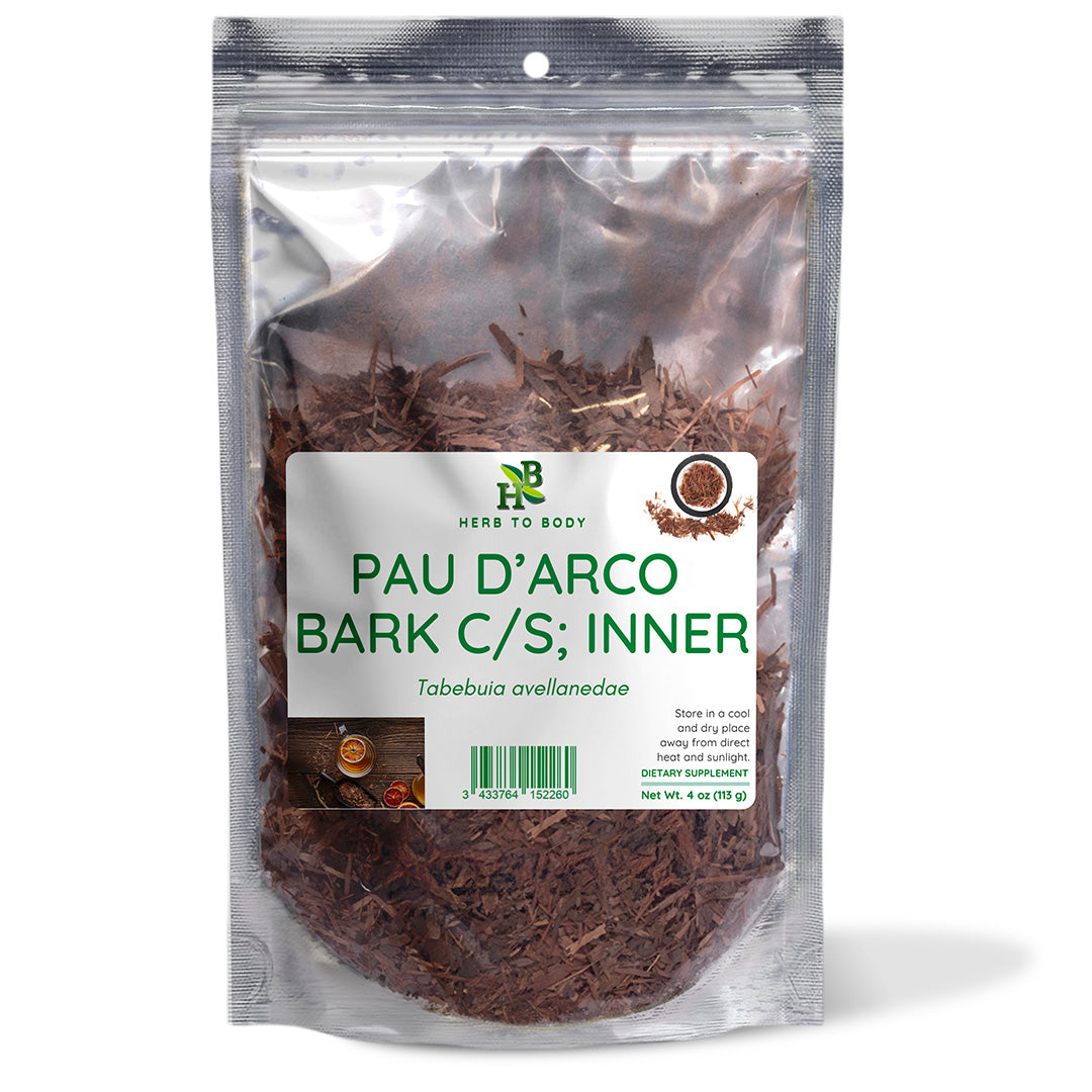Herb To Body Pau D'arco Bark Cut And Sifted 4oz