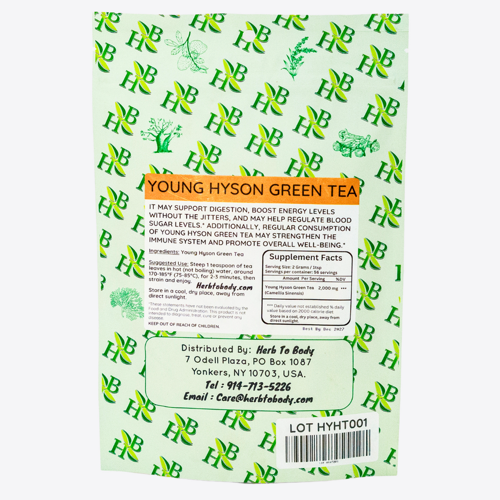 Herbtobody Young Hyson Green Tea Early Harvest Loose Leaf