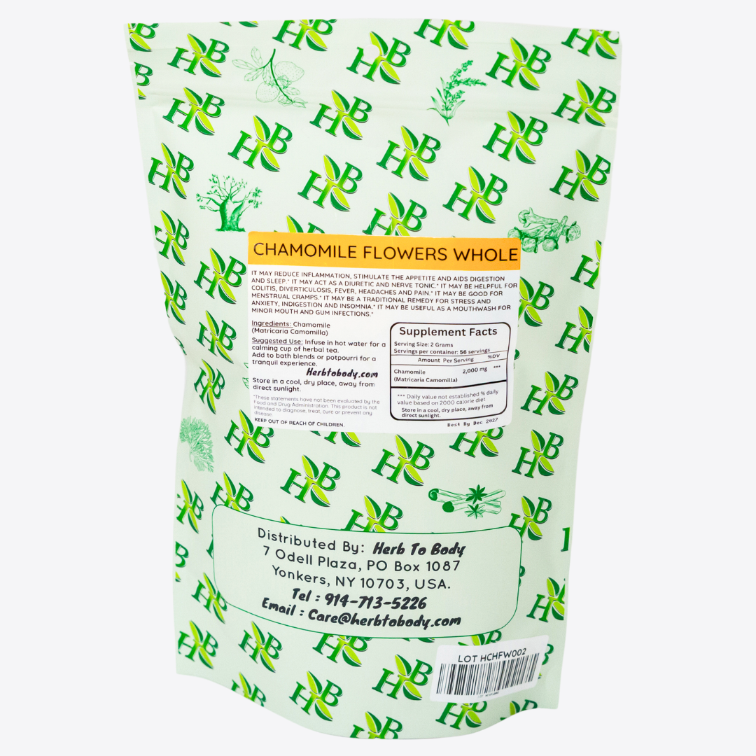 Herb To Body Whole Egyptian Chamomile Flowers Dried Botanical
